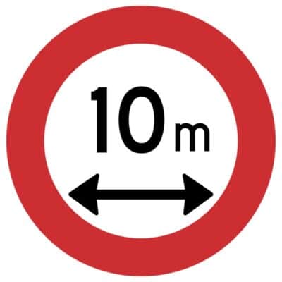 وکتور محدودیت فاصله ۱۰ متر