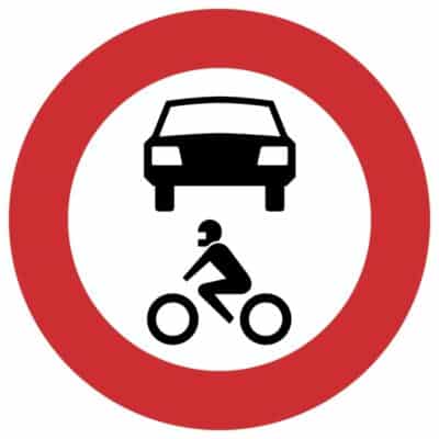 وکتور ممنوعیت خودرو و موتور