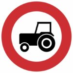 وکتور ممنوعیت ورود تراکتور