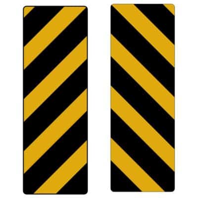 وکتور تابلوی جناغی هشدار (مانع)