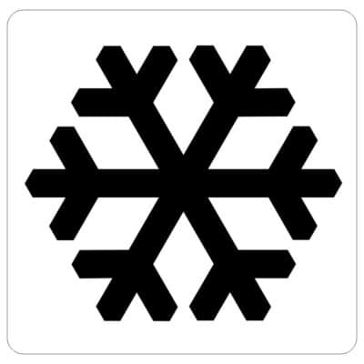 وکتور نماد برف و سرما