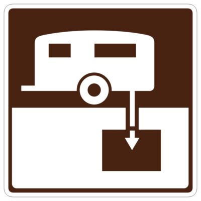 وکتور نماد تخلیه فاضلاب کاروان