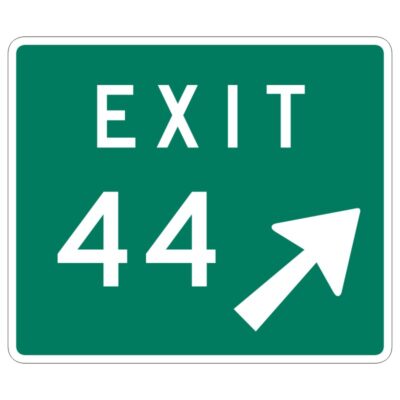 وکتور تابلوی خروج (Exit)