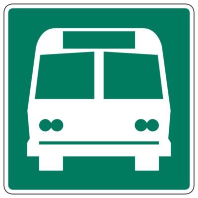 وکتور نماد ایستگاه اتوبوس