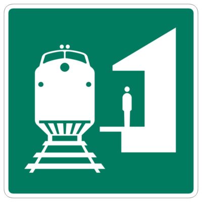 وکتور نماد ایستگاه قطار