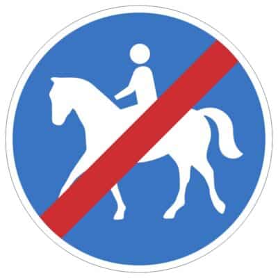 وکتور پایان ممنوعیت سوارکاری