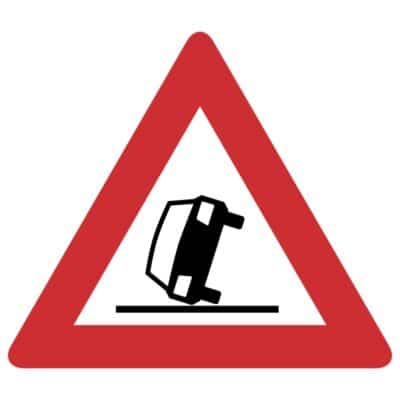 وکتور هشدار خطر واژگونی