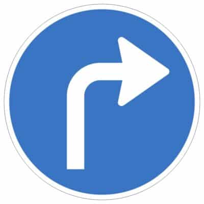 وکتور تابلوی مستقیم یا چپ