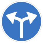 وکتور تابلوی انحراف به راست یا چپ