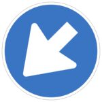 وکتور تابلوی جهت‌نمای بزرگ