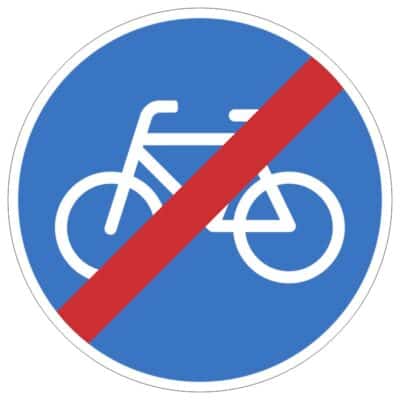 وکتور پایان مسیر دوچرخه