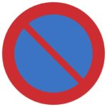 وکتور تابلوی توقف ممنوع