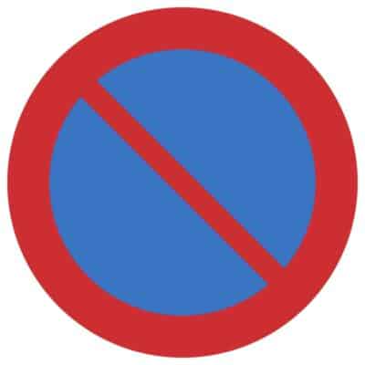 وکتور تابلوی توقف ممنوع