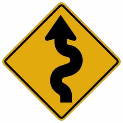 وکتور هشدار پیچ‌های متوالی (راست)