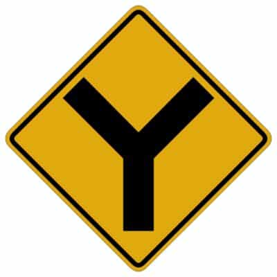 وکتور هشدار دوراهی (Y)