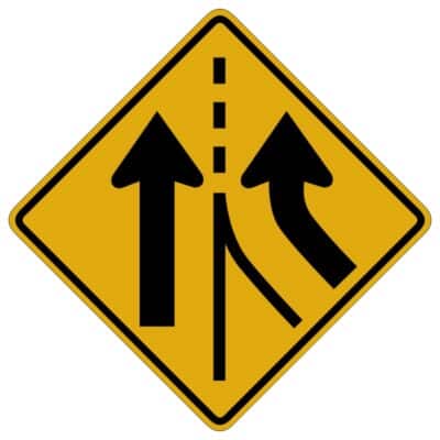 وکتور هشدار ادغام لاین‌ها