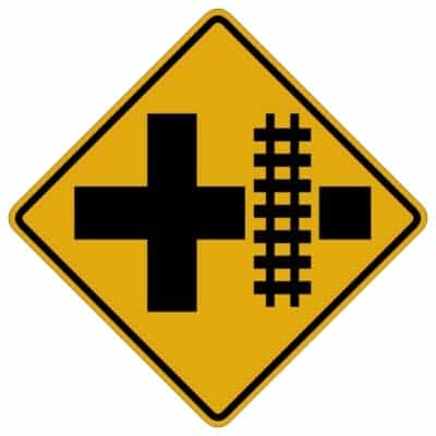 وکتور هشدار تقاطع راه آهن (صلیبی)