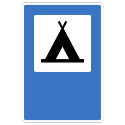 وکتور تابلوی محل کمپینگ