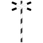 وکتور مانع ریلی (Crossbuck)