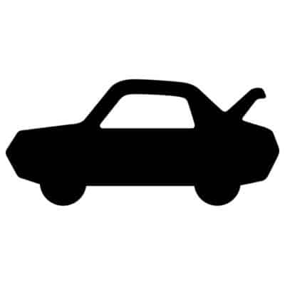 وکتور آیکون صندوق عقب باز