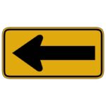 وکتور فلش جهت‌نمای چپ (زرد)