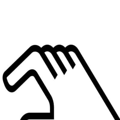 وکتور آیکون انگشتان دست