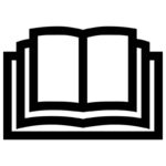 وکتور آیکون کتاب باز