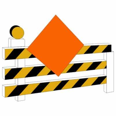 وکتور مانع کارگاهی (نارنجی)
