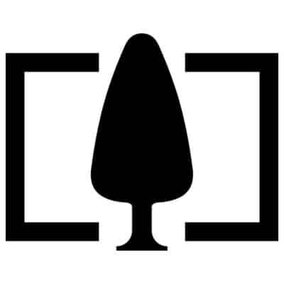 وکتور آیکون کاج (طرح انتزاعی)