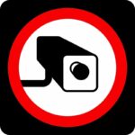 دانلود طرح وکتور لایه باز علامت دوربین مداربسته