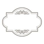 دانلود وکتور قاب و لیبل کلاسیک افقی
