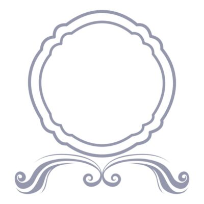 دانلود وکتور قاب ایستاده بیضی اسلیمی