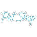 دانلود طرح آماده نئون فلکس وکتور نوشتاری Pet Shop