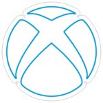 دانلود طرح آماده نئون فلکس لوگو ایکس باکس Xbox مناسب گیم نت و اتاق گیم